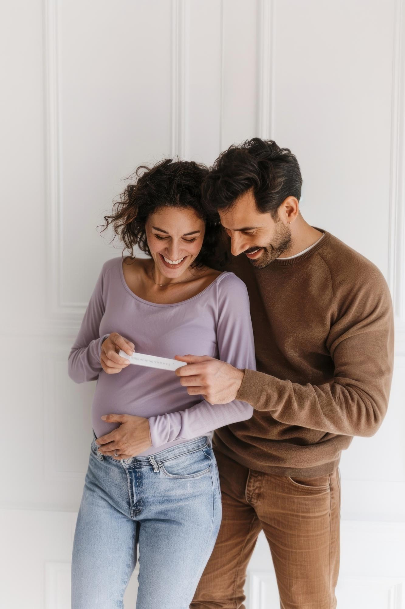 Doctor providing fertility and conception counselling to a couple
